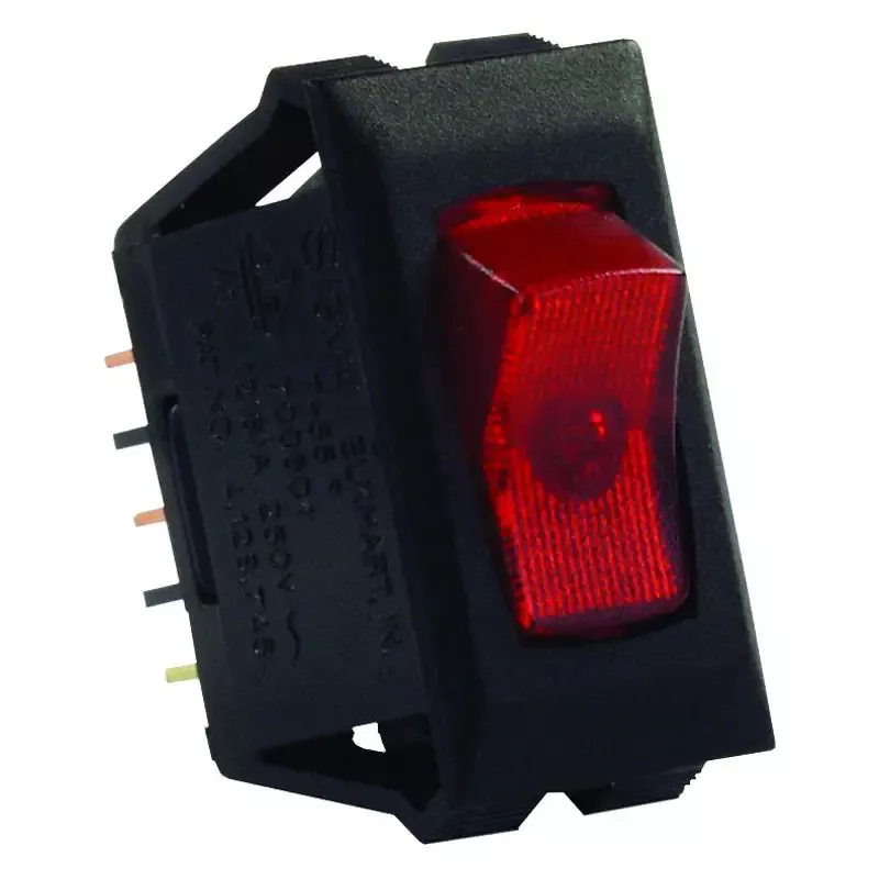 12V Illumin. Switch Red/Black - JRP12525