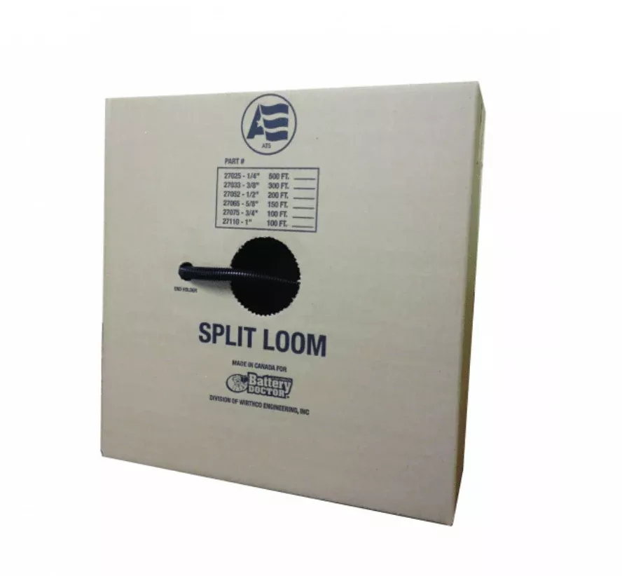 3/4″ Wire Split Loom, 100 Feet