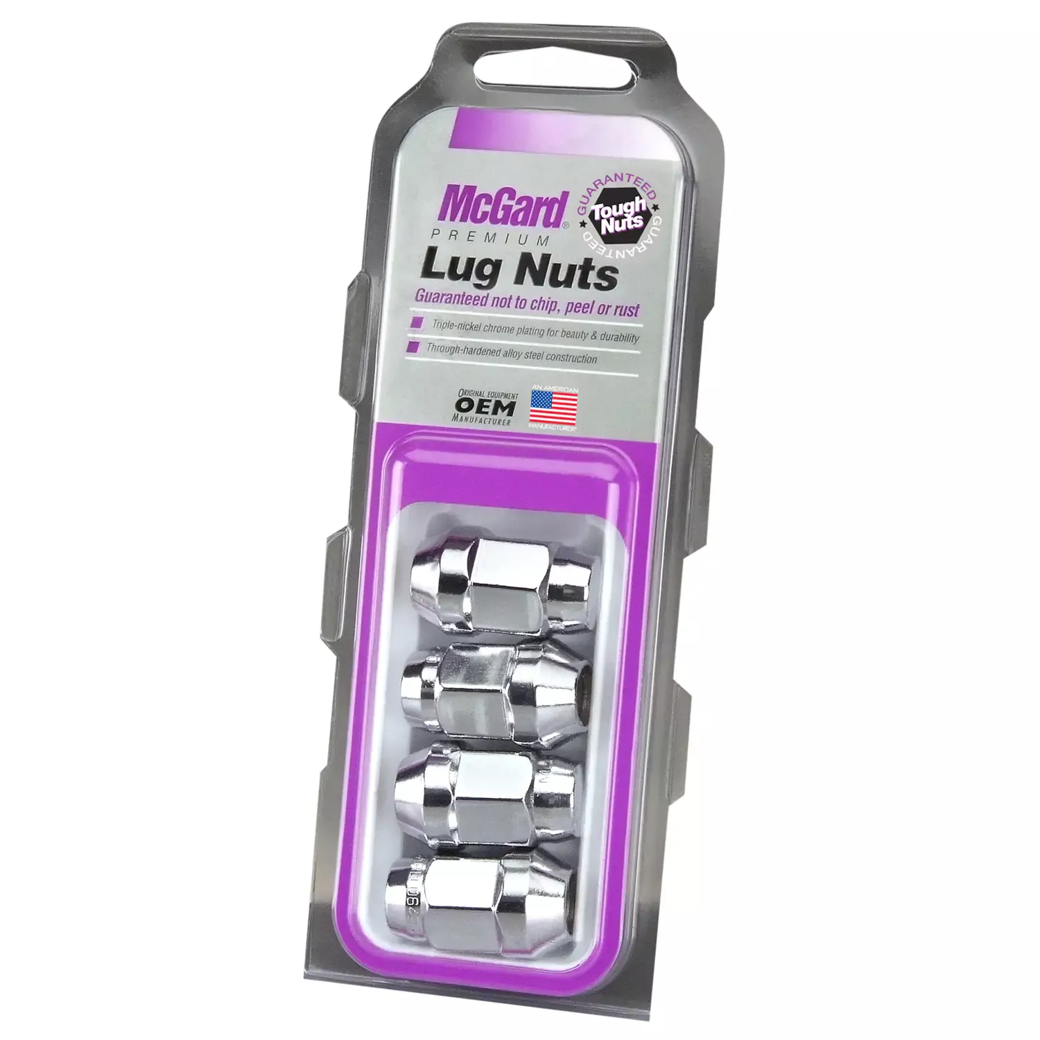 (4) Cone Seat Bulge 12X1.50 36.8Mm Length 19Mm Hex Chrome – MCG64012
