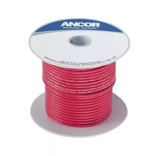 Ancor Electrical Tinned Copper Battery Cable – Red; 6 Gauge – ANC112502