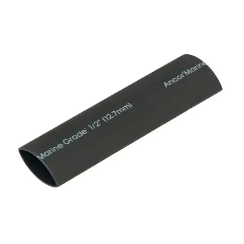 Ancor Heat Shrink Tubing – 1/2″ x 3″, Black; Pack of 3 – ANC305103