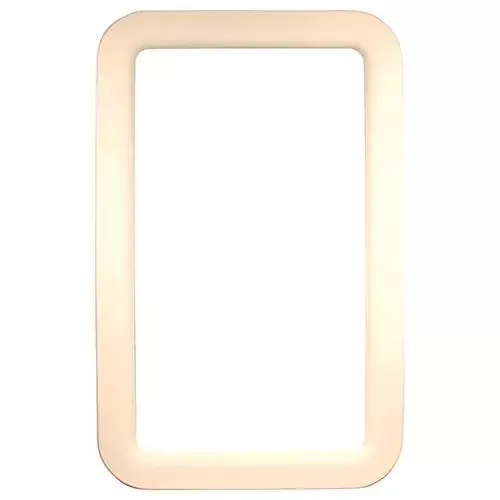 Entrance Door Window Frame, Exterior, White - VALA77006
