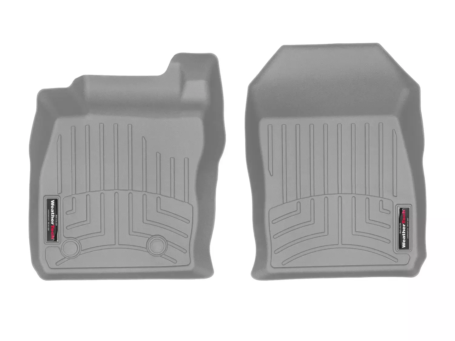 Floor Liner - FloorLiner; Gray; Molded Fit; TPO; 2 Piece - WTC4616021