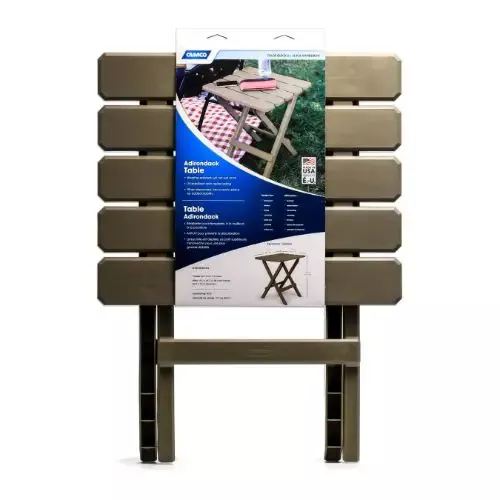Plastic Side Table 18x15 - Champagne - CAM51887
