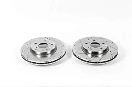 Power Stop Cross Drilled and Slotted Rotor JBR1571XPR