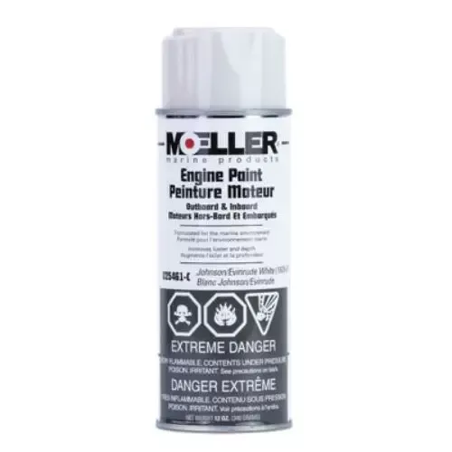 Sierra Marine Engine Spray Paint - Johnson/Evinrude White - SIE025461C