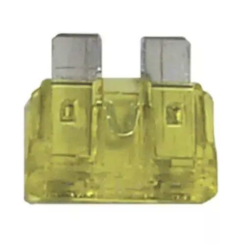 Sierra Marine Fuse – Yellow Blade; ATO; 20 Amp; Single – SIEFS79560