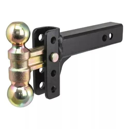 Slim Adjustable Channel Mount with Dual Ball (2″ Shank, 10K, 3-3/4″ Drop) – CUR45903