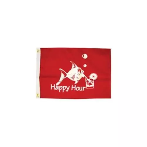 Taylor Made Flag – Red “Happy Hour” Design – TAY5418