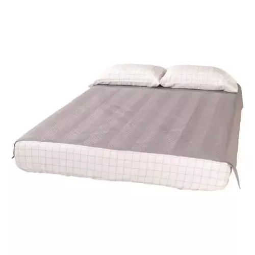 Thomas Payne Easy Zzzs™ Bedding Set - Short Queen 60 x 75 Inch, Grey Checkered - LIP2022107819