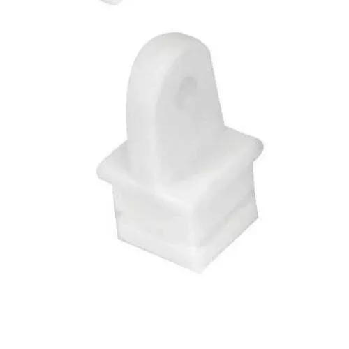 WHITECAP Boat Bimini Top Cap Fitting - 1" Square; White - 3516WP