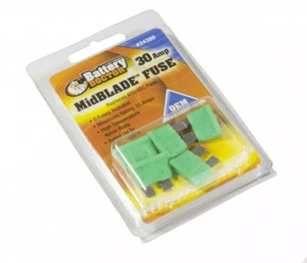 Wirthco 24380 Mid Blade Fuse-30 Amp
