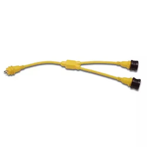 Y-Adapter w/ Two 30A/125V – Locking – MAR157AY