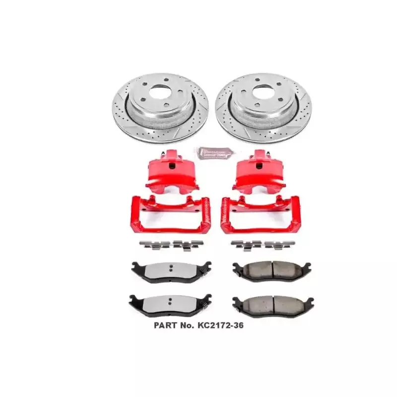 Z36 Extreme Carbon Fiber Ceramic Brake Pads Kit with Caliper