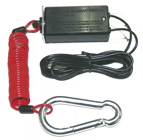 Zip 6′ Breakaway Cable & Switch; features coiled cable – 80-00-2060